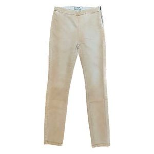 SOLD - Free People High Waisted Tan Khaki Jeggings